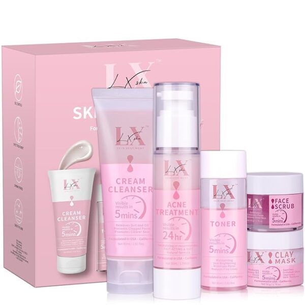 5 Step Skincare Kit with Cleanser